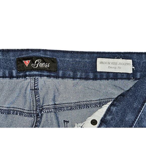 Guess Women's Medium Rise Jegging Emma Fit Jeans Sz 31 - Picture 4 of 11